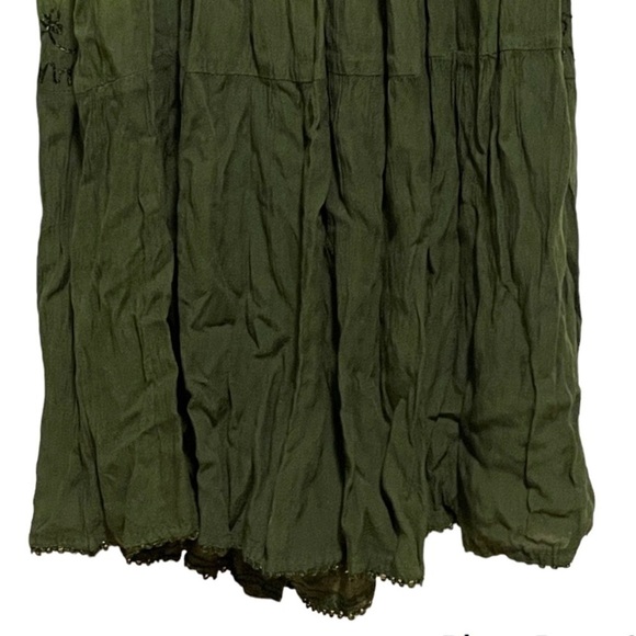 Tie Dye Maxi Boho Peasant Dress - Picture 7 of 8